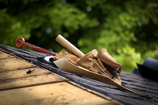 roof under repairs